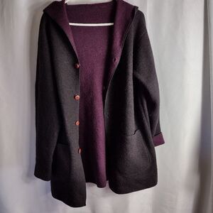 Indigenous designs wool jacket